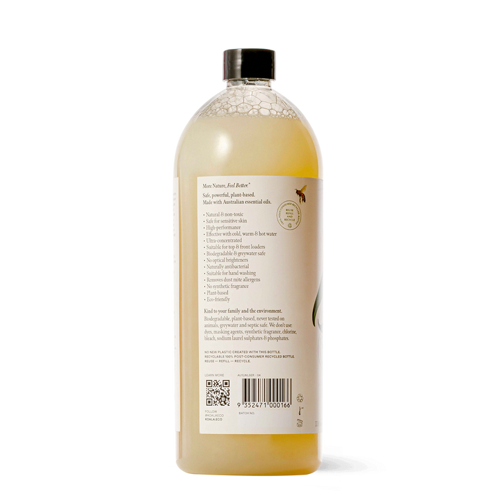 Natural Laundry Wash Refill - Lemon Scented Eucalyptus & Rosemary - 1L