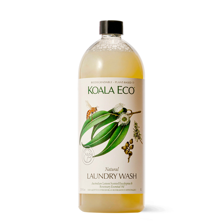 Natural Laundry Wash Refill - Lemon Scented Eucalyptus & Rosemary - 1L