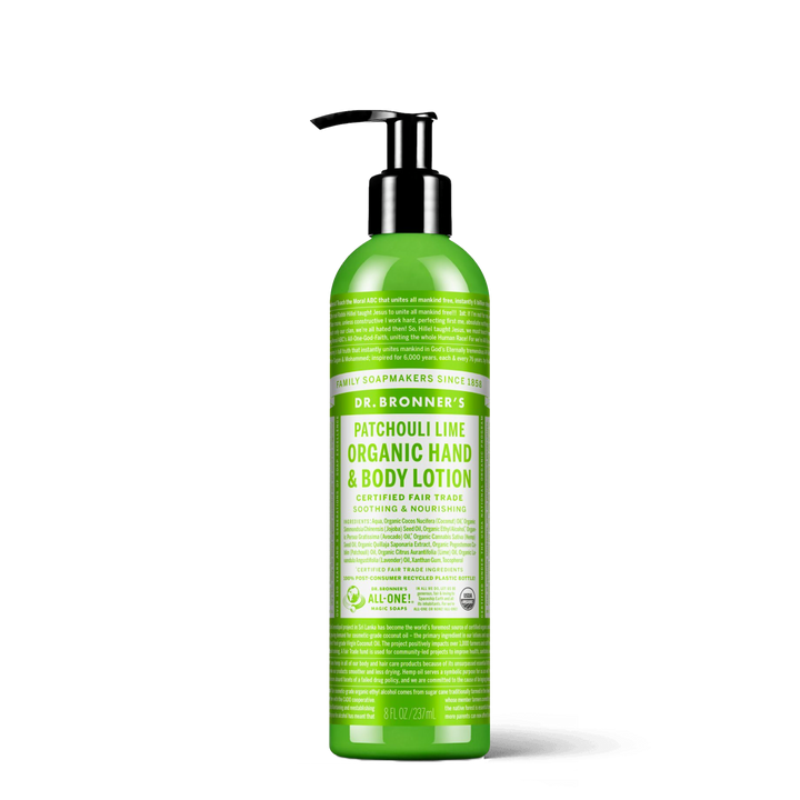 Organic Hand & Body Lotion Patchouli Lime - 236ml