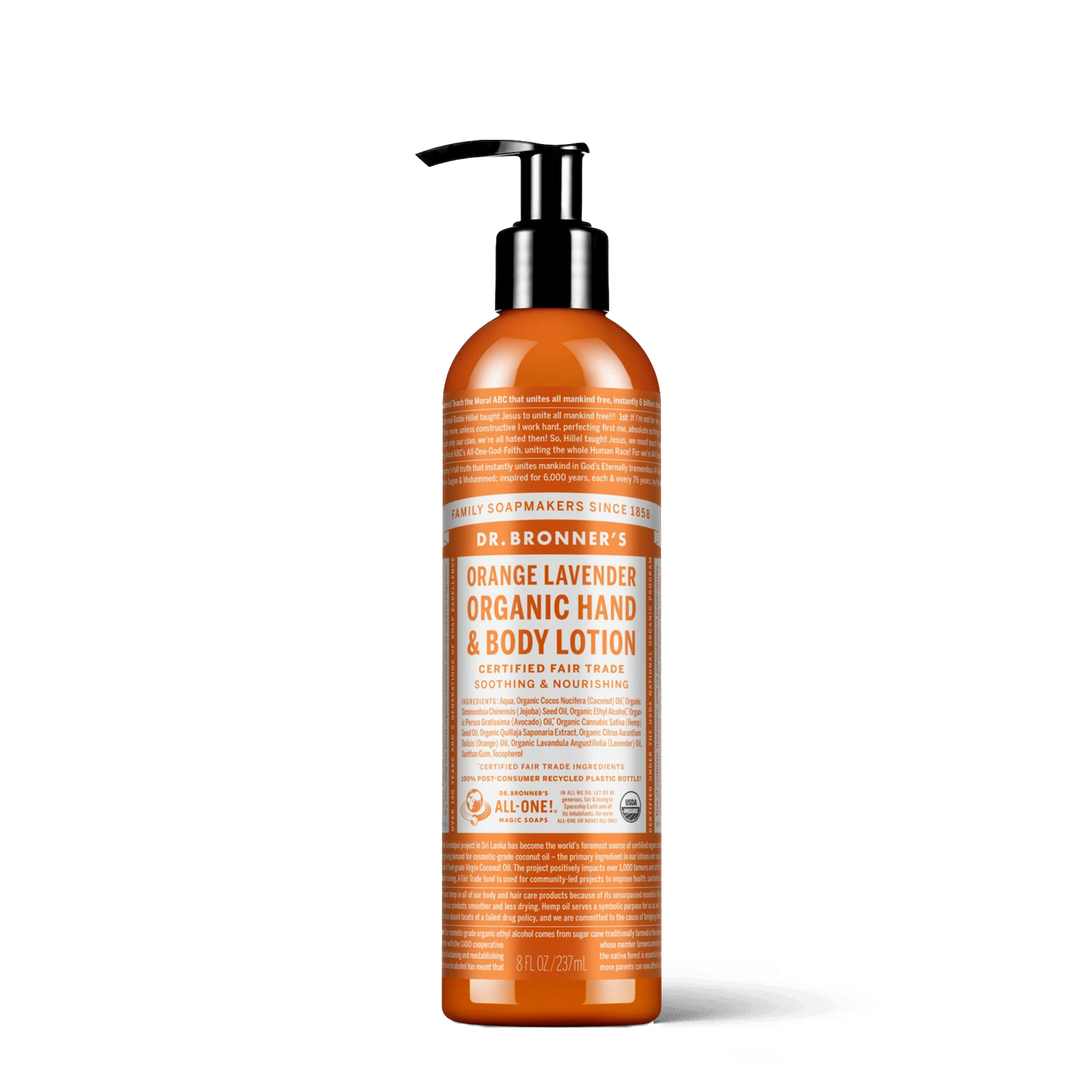 Organic Hand & Body Lotion Orange Lavender - 236ml