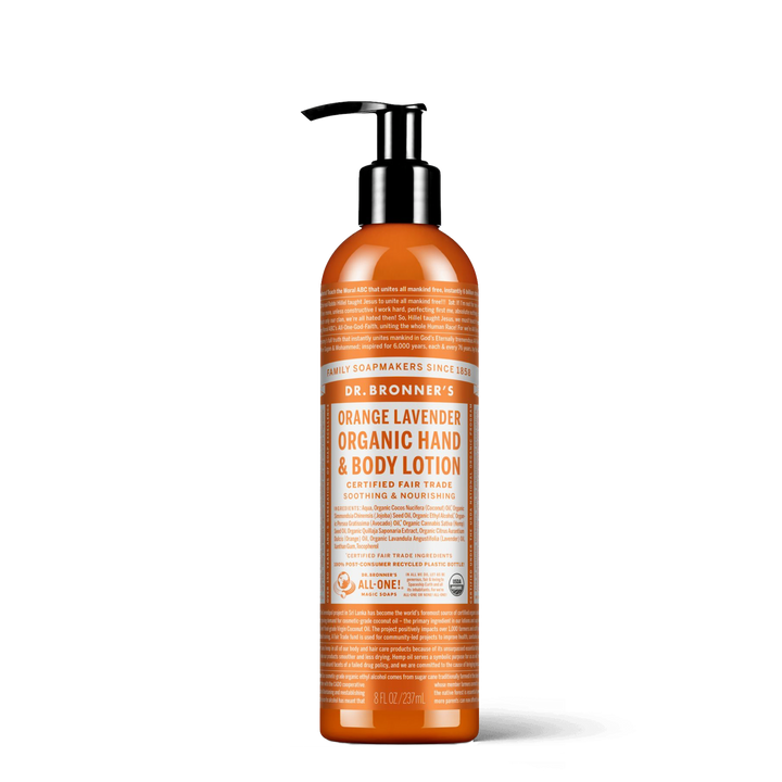 Organic Hand & Body Lotion Orange Lavender - 236ml