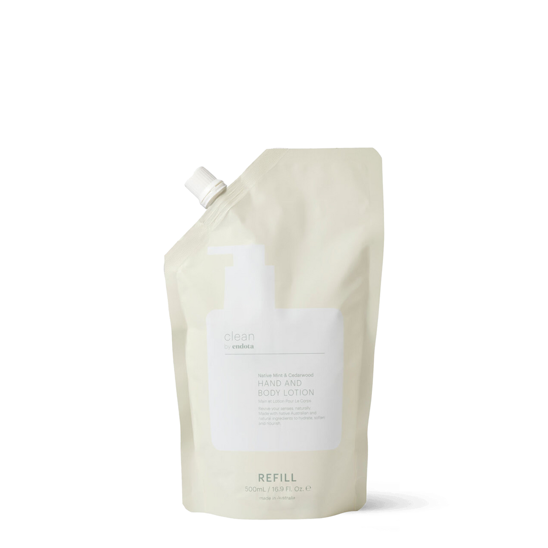Native Mint & Cedarwood Hand & Body Lotion Refill - 500ml
