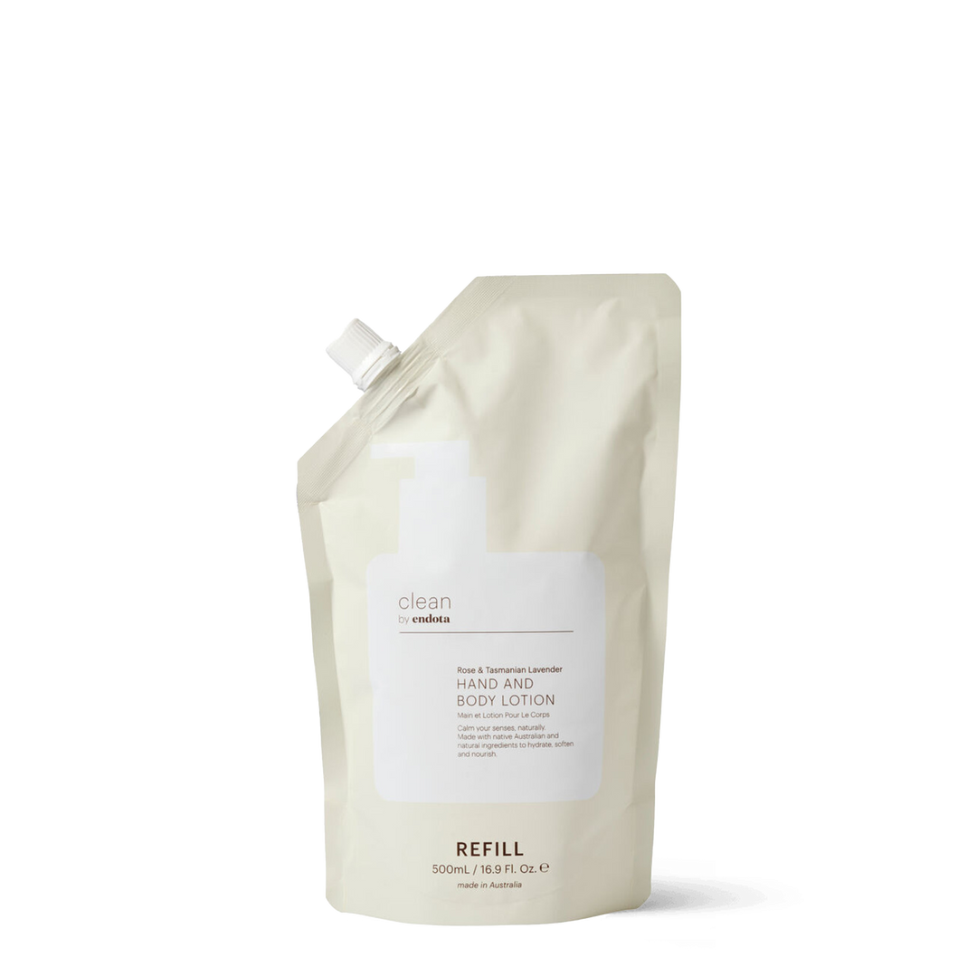 Rose & Tasmanian Lavender Hand & Body Lotion 500ml Refill