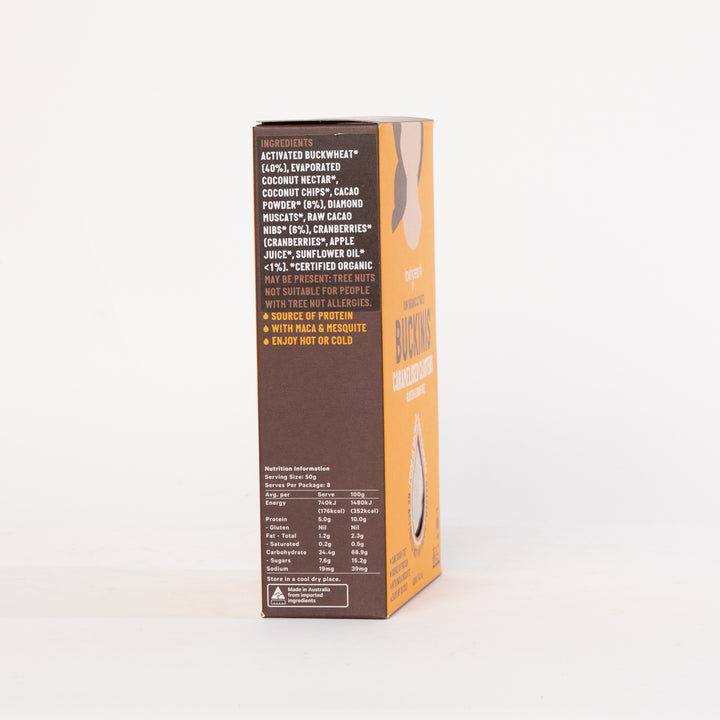 Buckinis Caramel Clusters - 400g