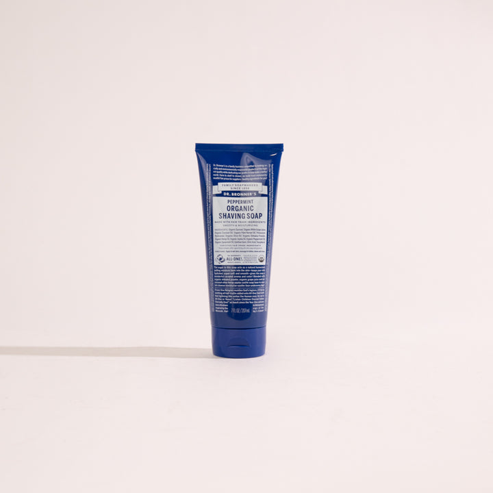 Organic Shaving Soap - Peppermint - 208ml