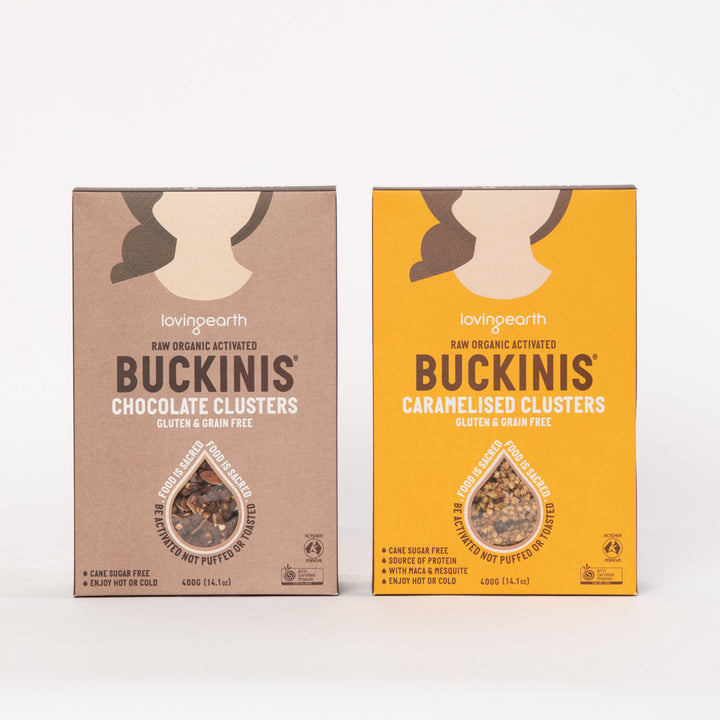 Buckinis Caramel Clusters - 400g