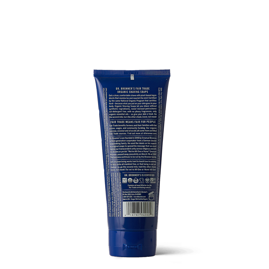Organic Shaving Soap - Peppermint - 208ml
