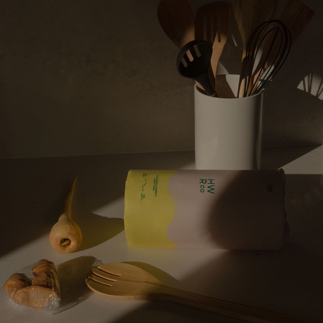 100% Bamboo 2 Ply Double Length Paper Towel - 6 Rolls