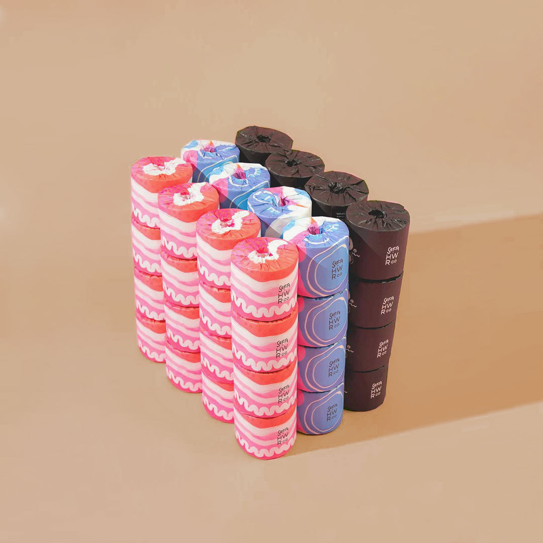 Rachael Sarra x HWRco - 100% Recycled 3 Ply Toilet Paper - 48 Rolls