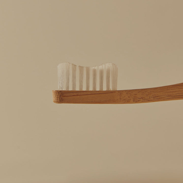 Sustainable Bamboo Soft Toothbrush - Peach & Lemon - 2 Pack