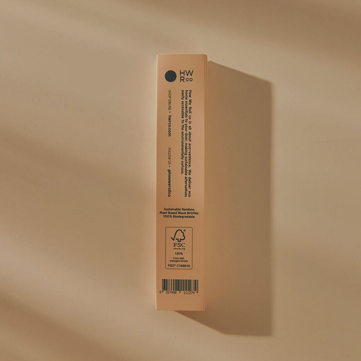 Sustainable Bamboo Medium Toothbrush - Coffee & Green - 2 Pack