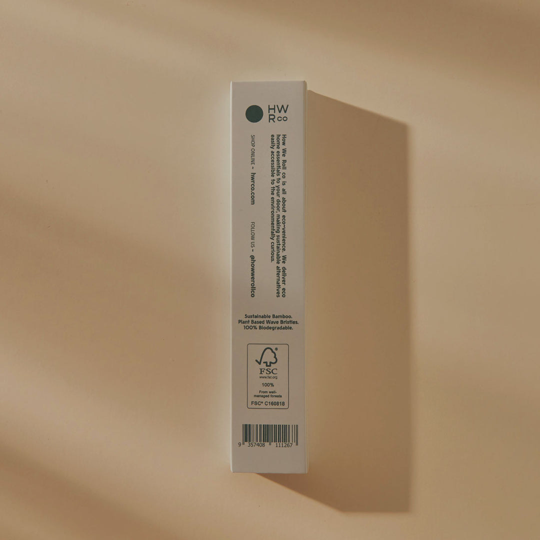 Sustainable Bamboo Soft Toothbrush - Blue & Cream - 2 Pack