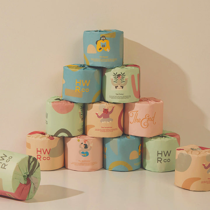 100% Recycled 3 Ply Double Length Toilet Paper - 24 Rolls