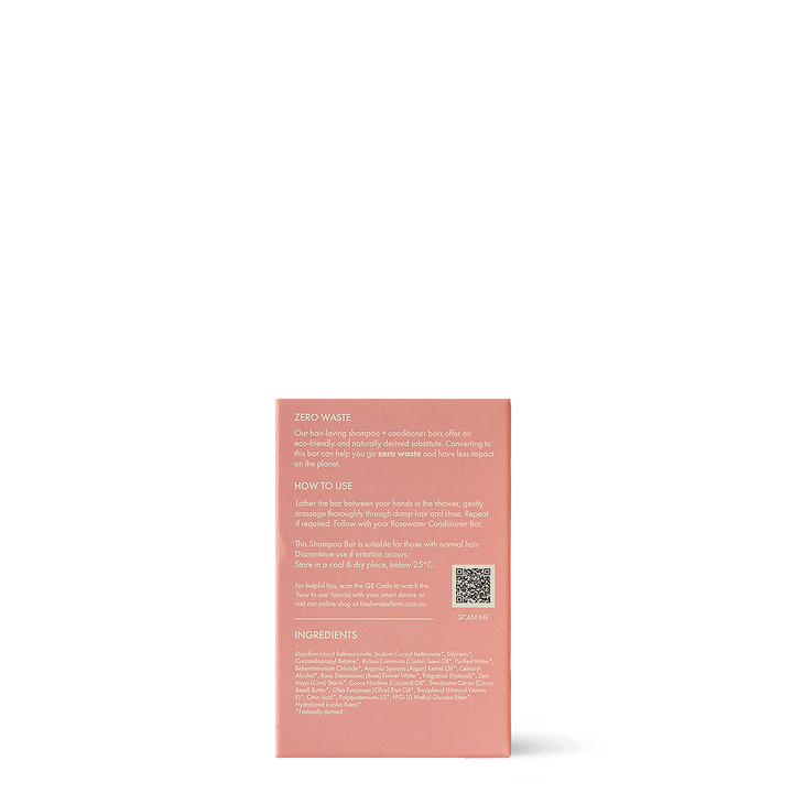 Shampoo Bar - Cleansing Rosewater - 100g