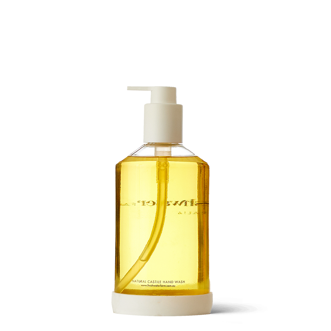 Refillable 500ml Glass Bottle - Lemon Myrtle + Manuka Honey Hand Wash