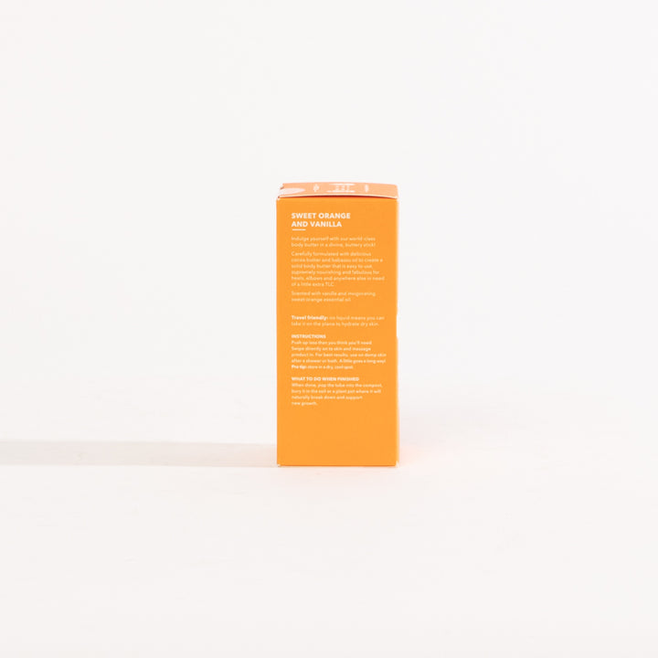 Solid Body Butter Tube Sweet Orange & Vanilla - 100g