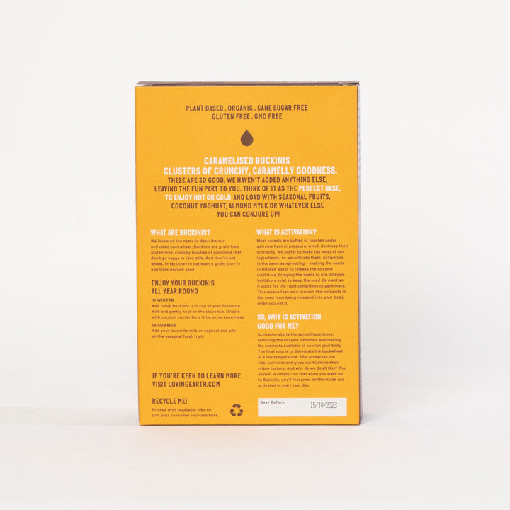 Buckinis Caramel Clusters - 400g