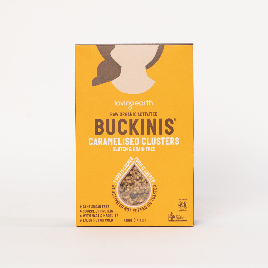 Buckinis Caramel Clusters - 400g