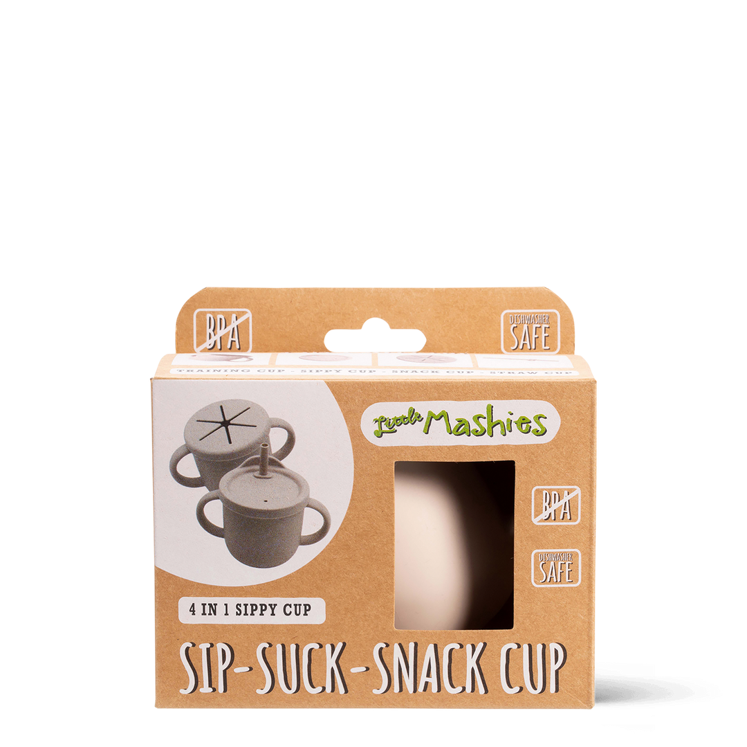 Silicone Sippy Cup 4-in-1 Convertible