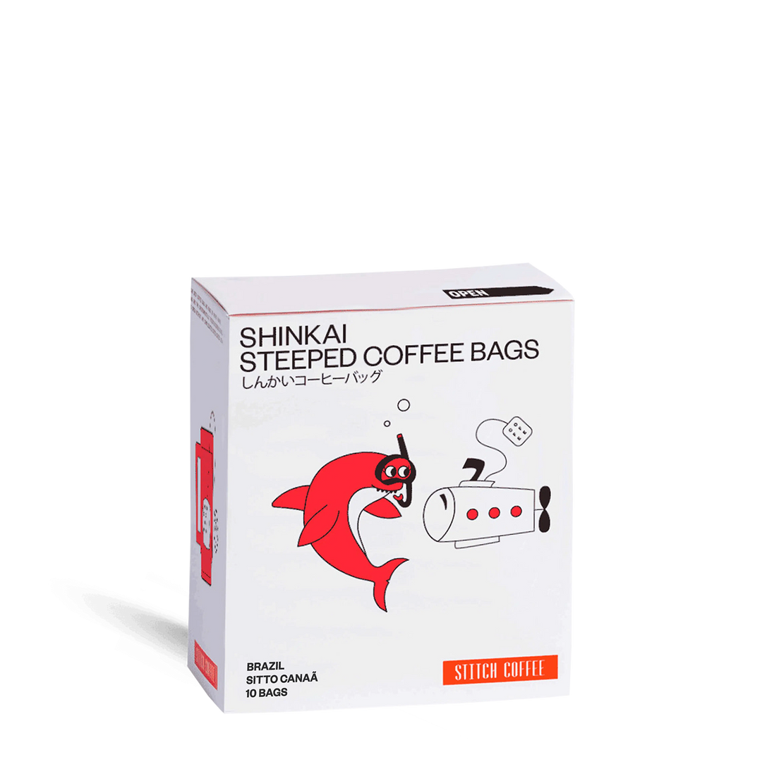 Ethiopia Shinkai Steeped 13g Coffee Bags - 10 Pack