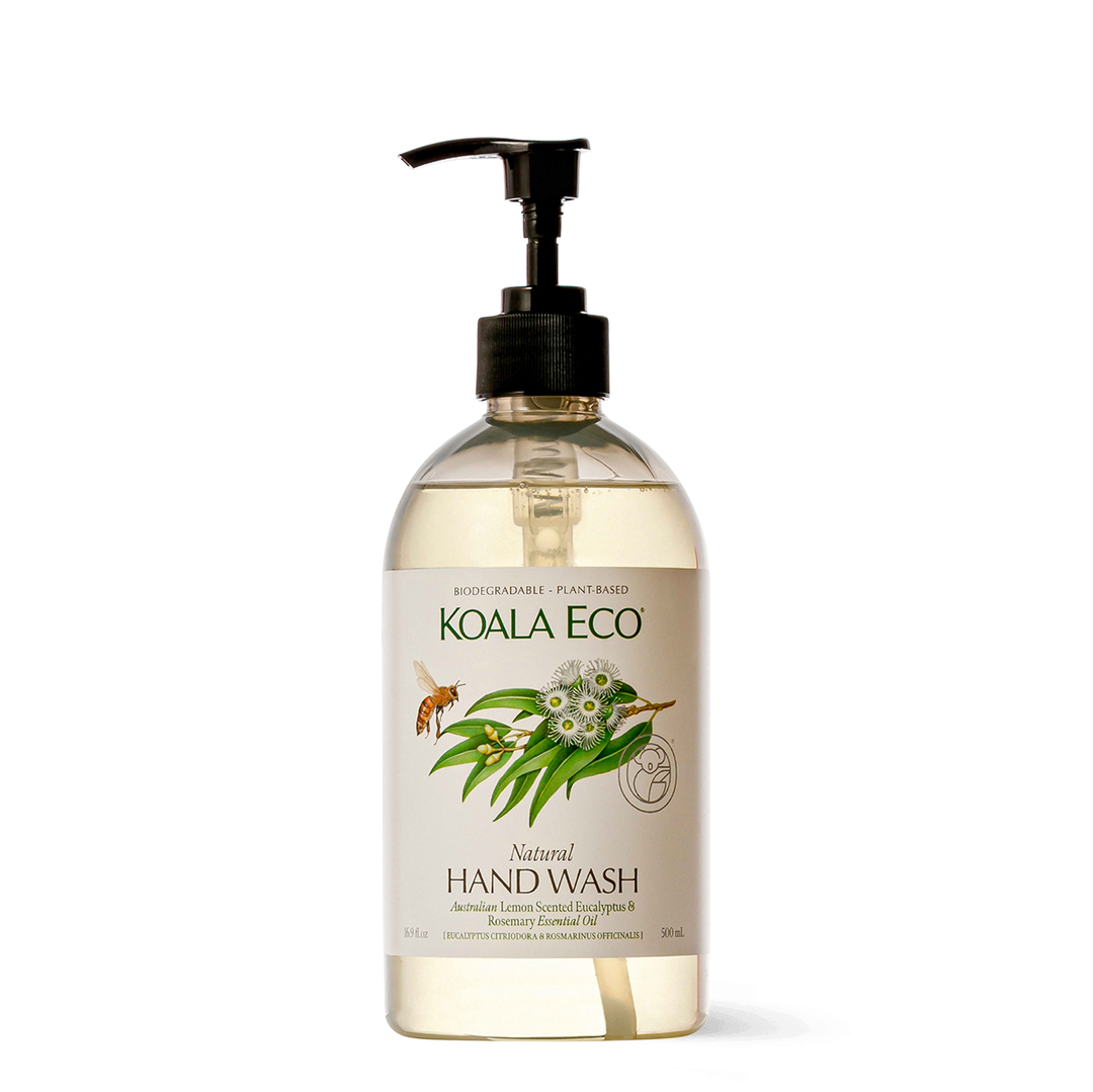 Natural Hand Wash - Lemon Scented Eucalyptus & Rosemary - 500ml