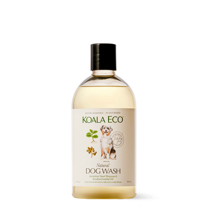 Natural Dog Wash - Sweet Marjoram & Rosalina Essential Oil - 500ml
