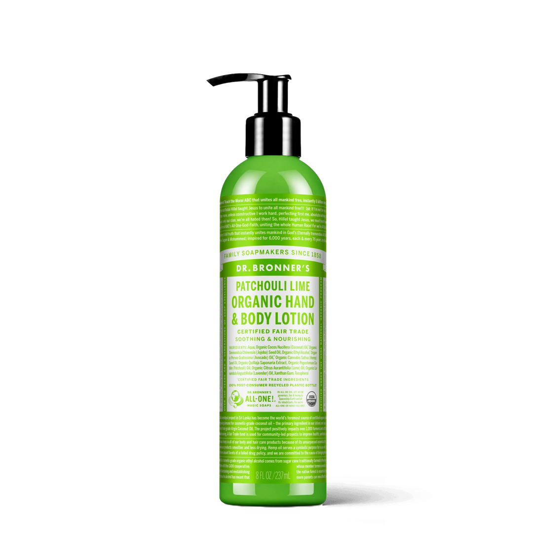 Organic Hand & Body Lotion Patchouli Lime - 236ml