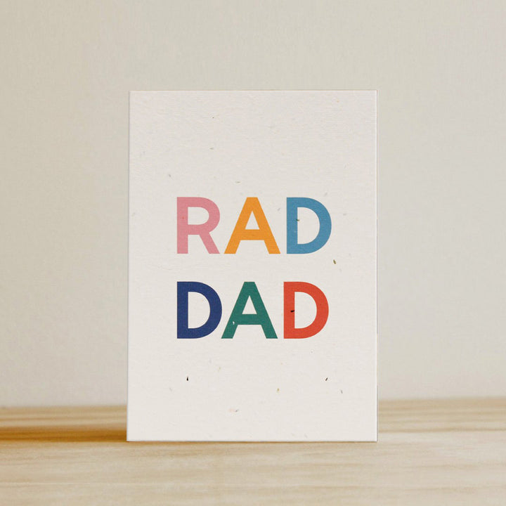 Rad Dad Blooming Plantable Card