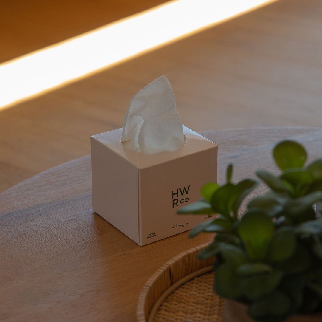 100% Bamboo 3 Ply Tissue - Single Cube