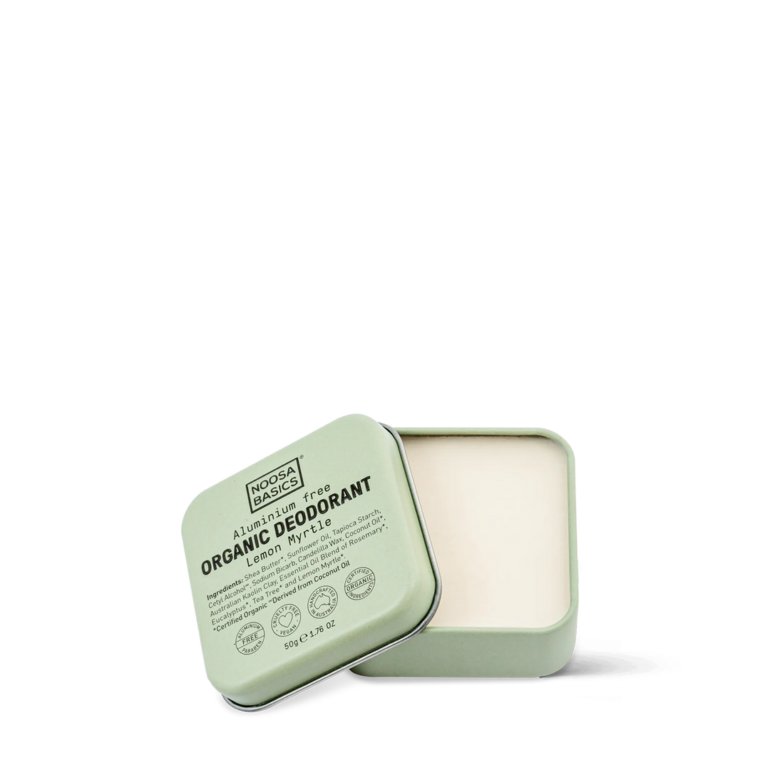 Organic Deodorant Cream Tin - Lemon Myrtle - 50g