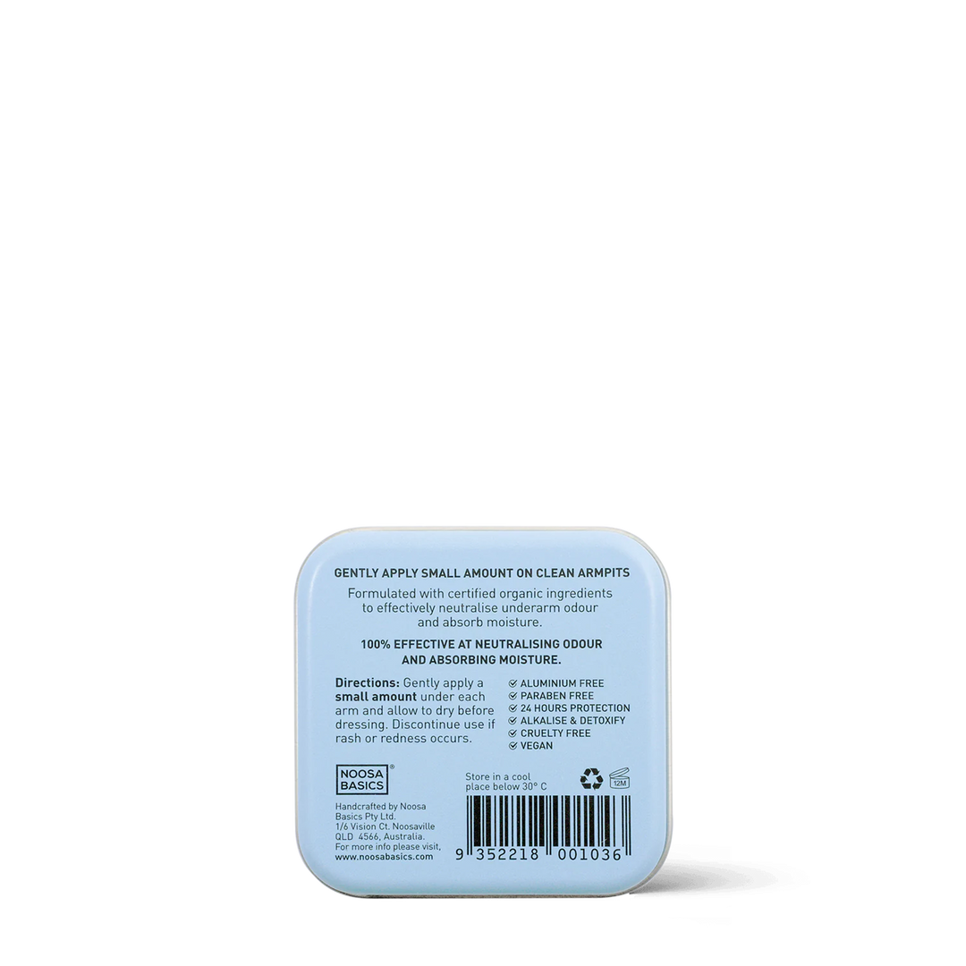 Organic Deodorant Cream Tin with Magnesium / Bi-Carb Free - Sweet Orange & Lavender - 50g