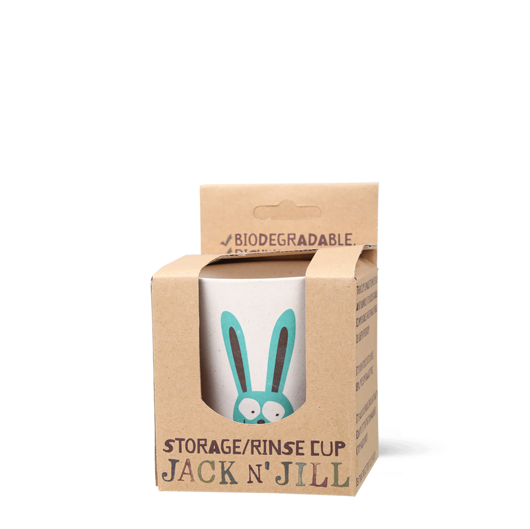 Storage/Rinse Cup Bunny Biodegradable