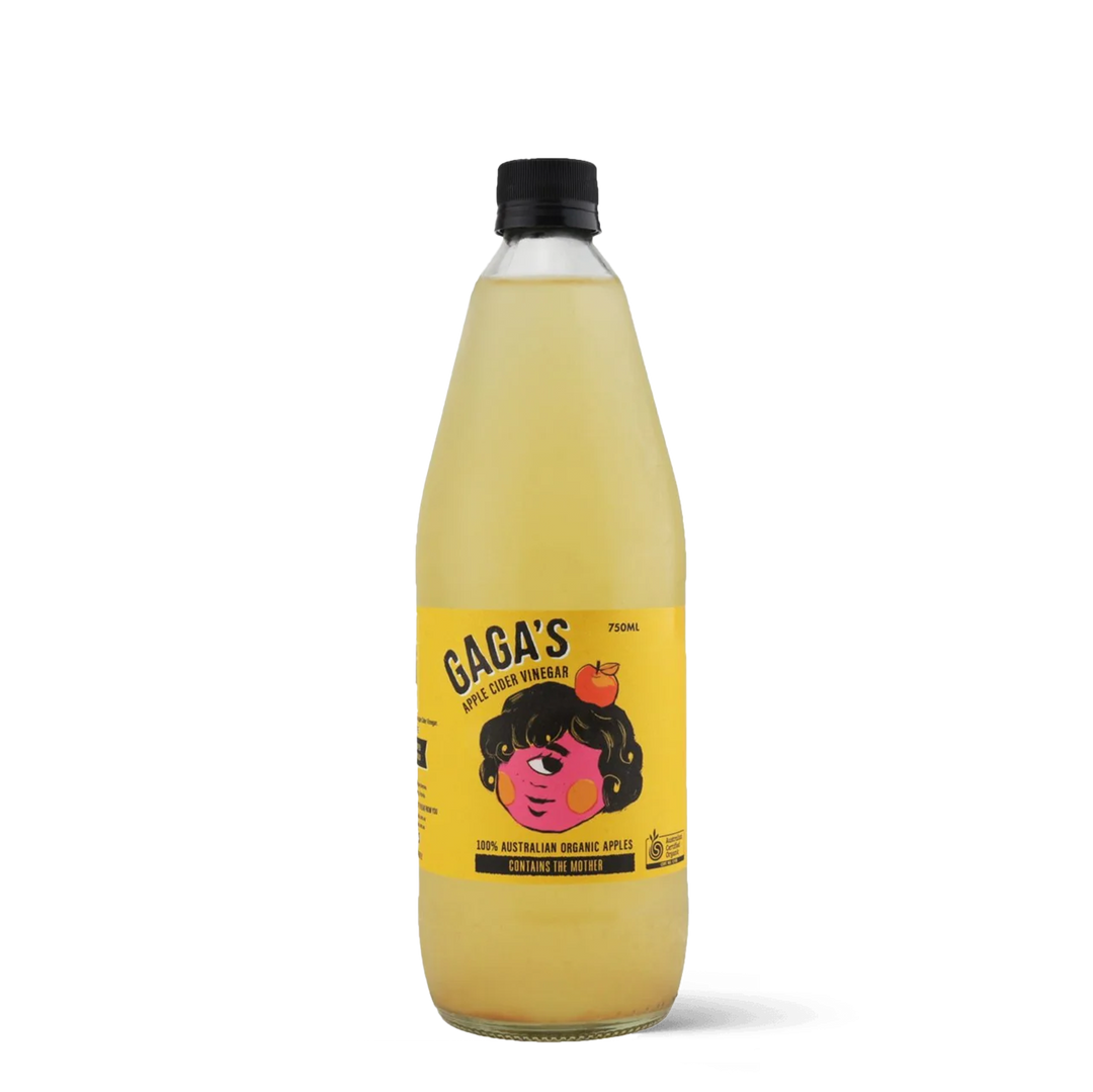 Gaga's Organic Australian Apple Cider Vinegar - 750ml