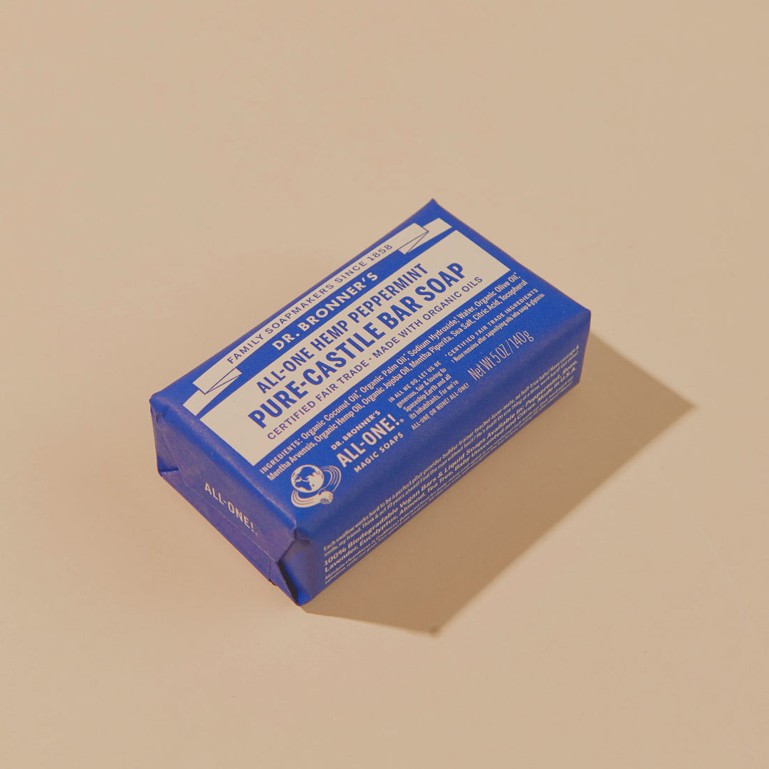 Pure Castile Bar Soap - Peppermint - 140g