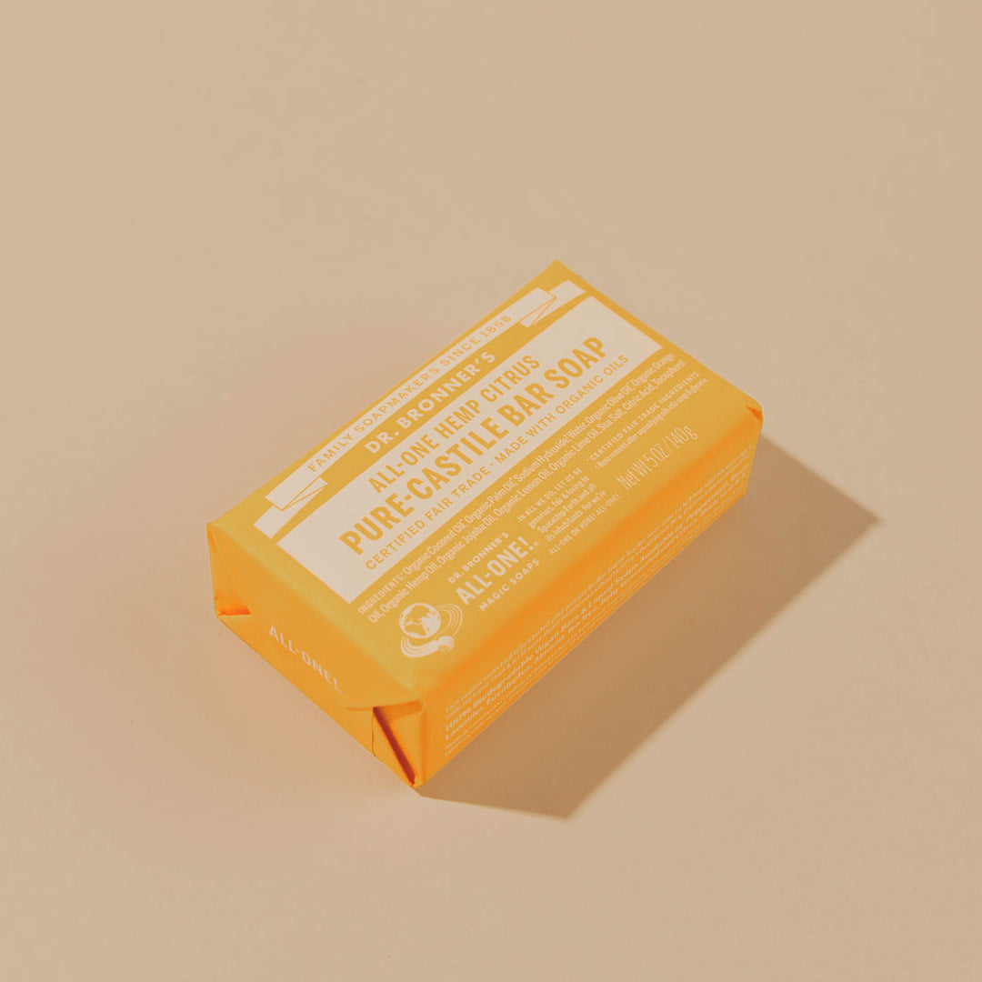 Pure Castile Bar Soap - Citrus - 140g