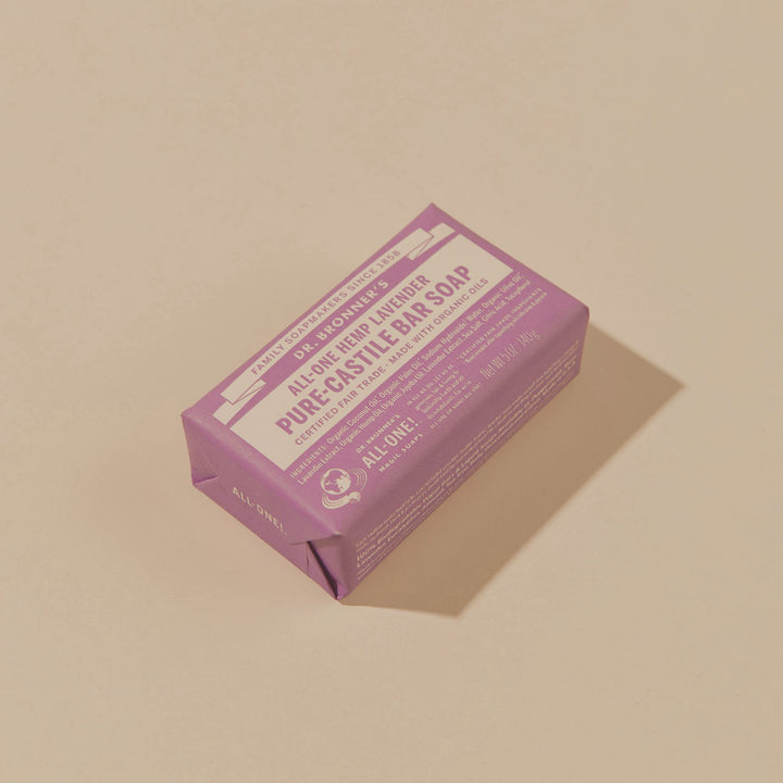 Pure Castile Bar Soap - Lavender - 140g
