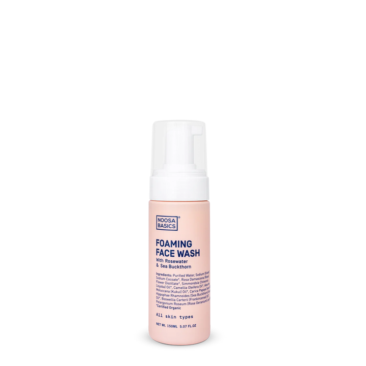 Foaming Face Wash With Rosewater & Sea Buckthorn For All Skin Types - 150ml