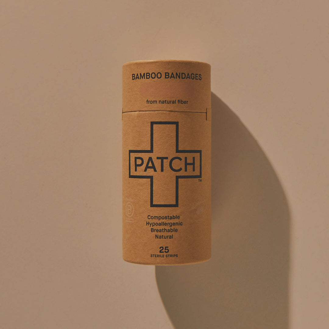 Natural Bamboo Adhesive Bandages - 25 Pack