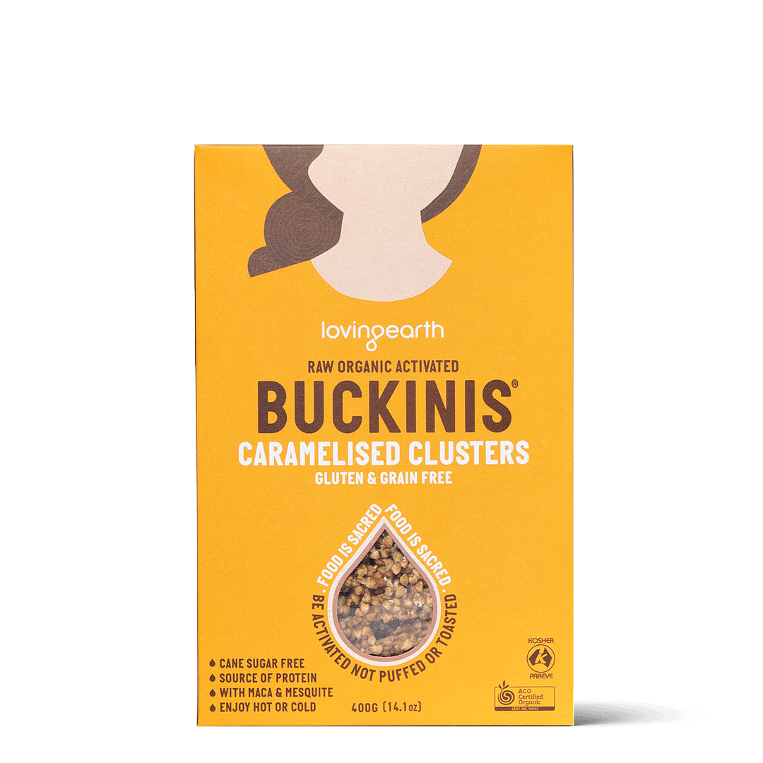 Buckinis Caramel Clusters - 400g