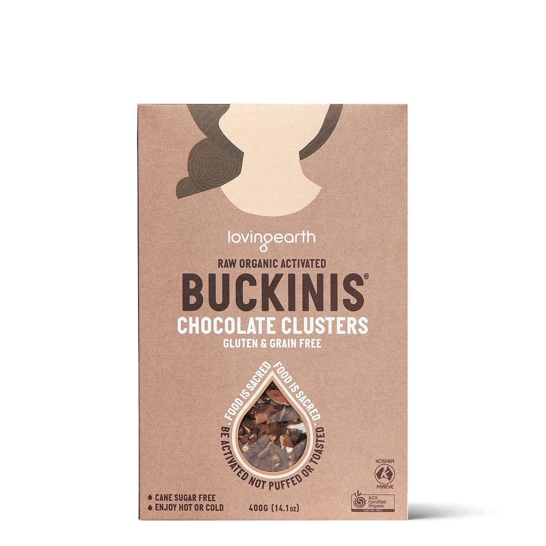 Buckinis Choc Clusters - 400g