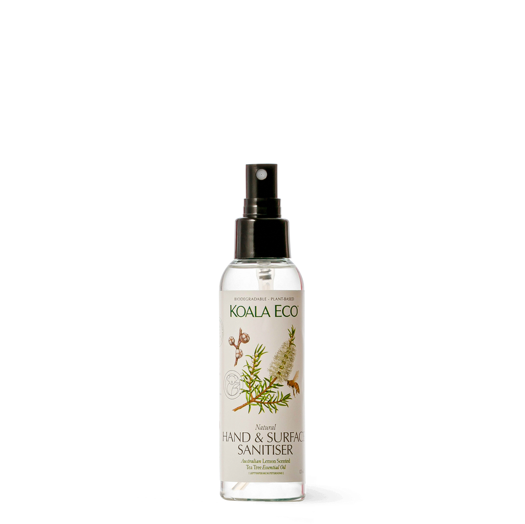 Natural Hand & Surface Sanitiser Lemon Scented Tea Tree Essential Oil - 125ml