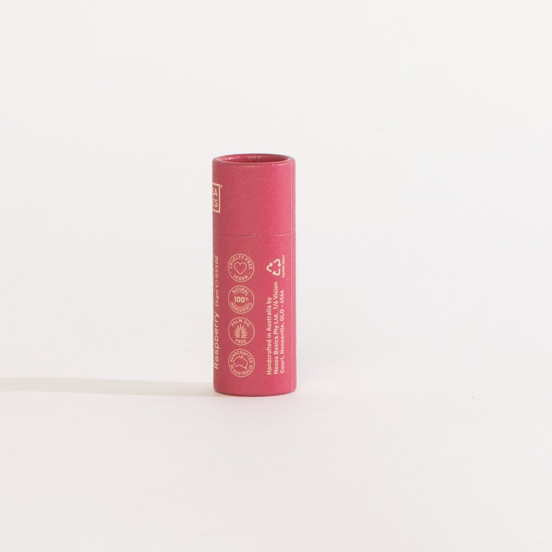 Noosa Basics Organic Lip Balm Raspberry - 15g