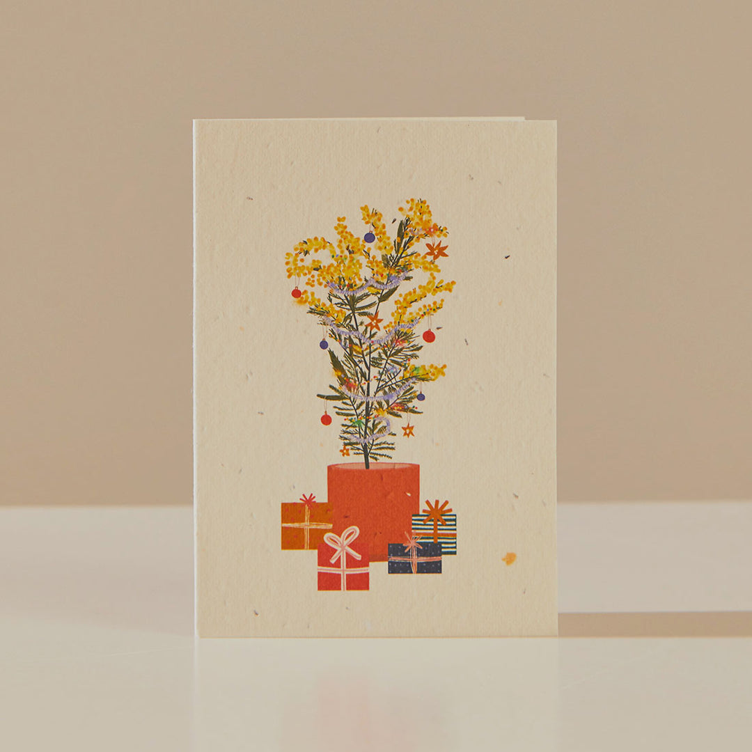 Exclusive to HWR Rocking Around The Christmas Tree Plantable Card