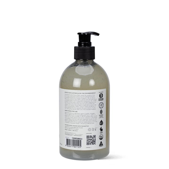 Natural Laundry Delicate Wash - Rosalina Essential Oil - 500ml