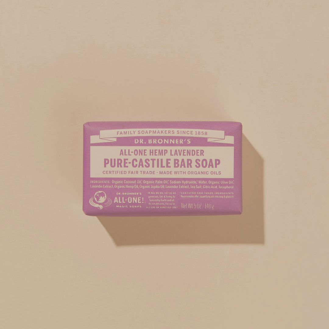 Pure Castile Bar Soap - Lavender - 140g