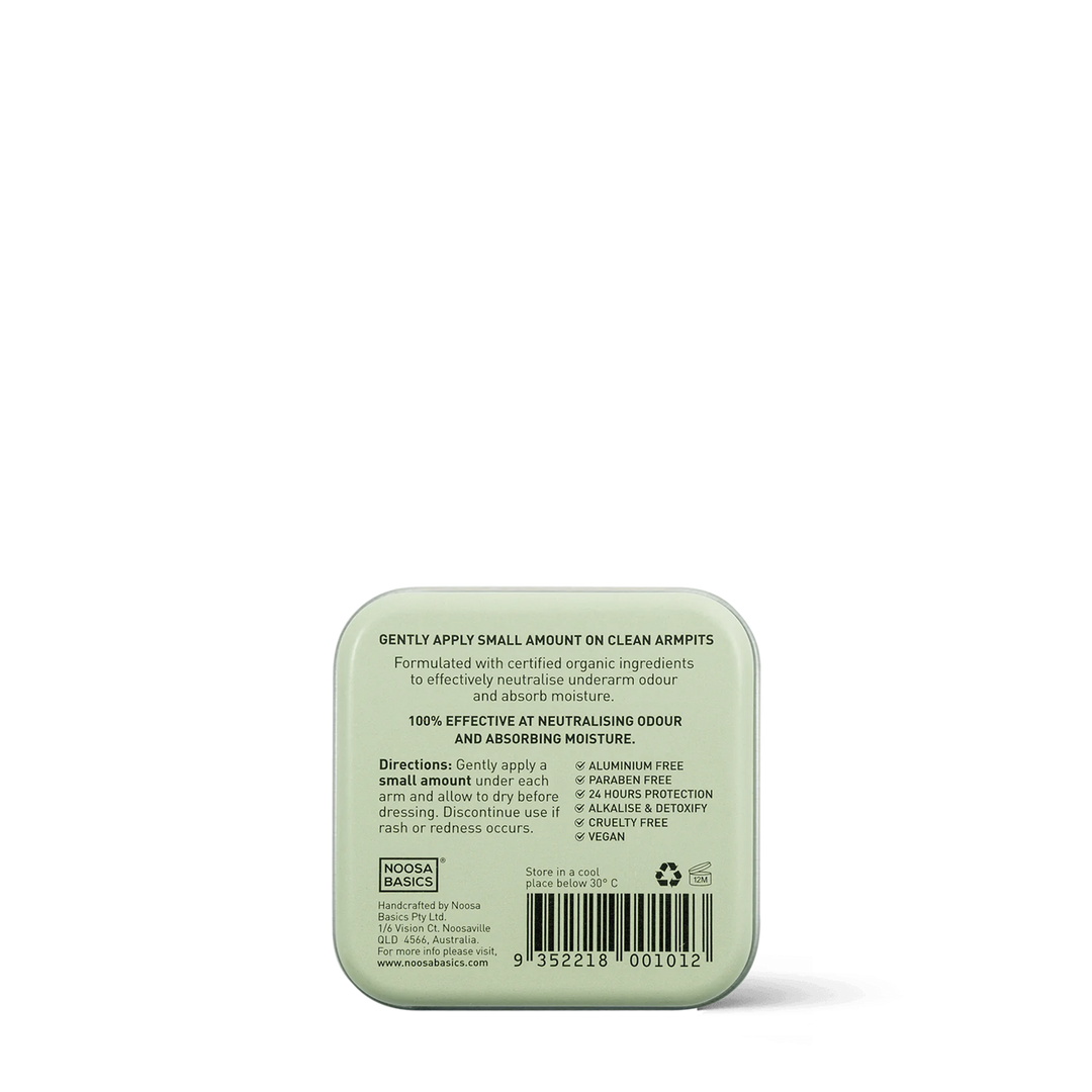 Organic Deodorant Cream Tin - Lemon Myrtle - 50g