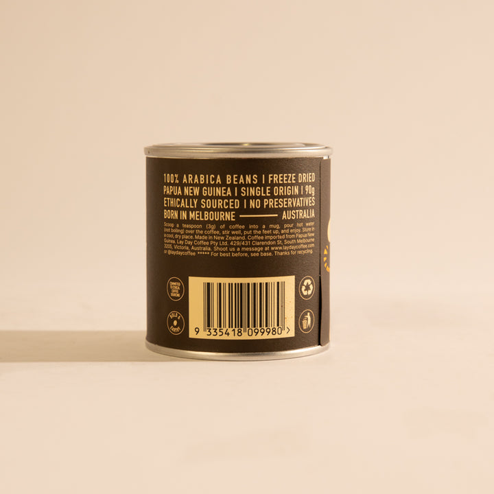 Premium Instant Coffee Medium Tin - Dark Roast - 90g